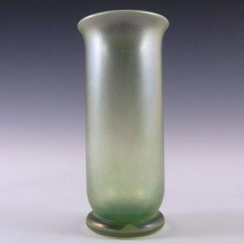Isle of Wight Studio/Harris Green Glass Vase - Labelled