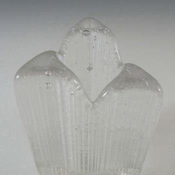 Kosta Boda Textured Ice Effect Candlestick - Labelled