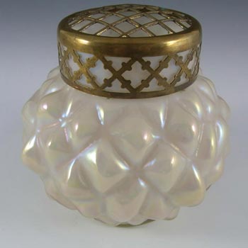 Kralik Art Nouveau 1900's Iridescent Mother-of-Pearl Glass Vase