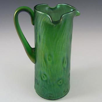 Loetz / Lötz Art Nouveau 1900's Glass Creta Rusticana Jug/Vase