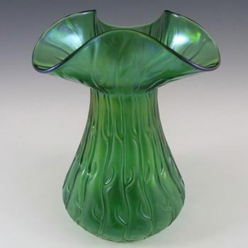 Loetz / Lötz Art Nouveau Green Glass 'Neptun' Vase