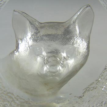 Mats Jonasson #9177 Glass Fox Paperweight - Signed