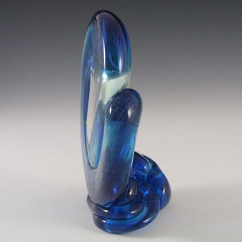 Mdina 'Blue Summer' Maltese Glass Knot Sculpture