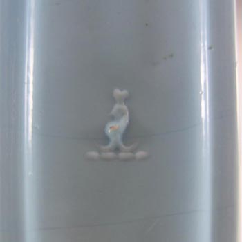 Sowerby #1219 Victorian Blue Milk / Vitro-Porcelain Glass Posy Trough - Marked