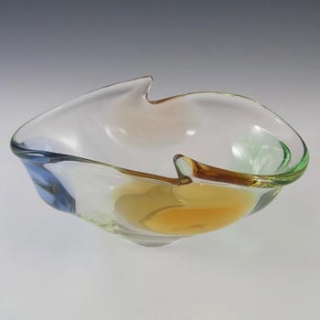 Mstisov Czech Glass Rhapsody Bowl by Frantisek Zemek