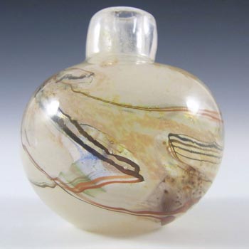 Mtarfa Maltese Glass Decorative Bottle Vase - Signed