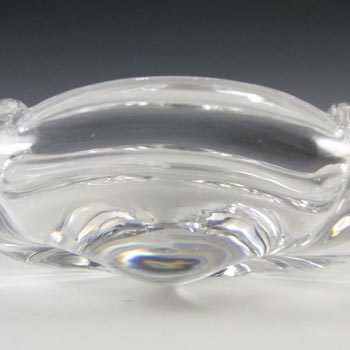 Orrefors 1950s Scandinavian Glass Polaris Bowl - Signed