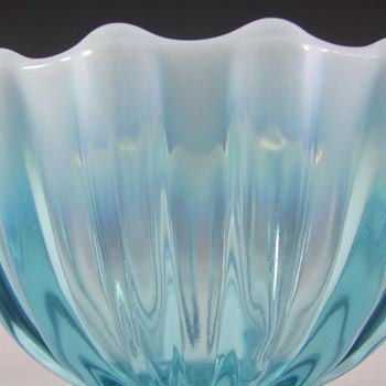 Davidson 1900's Blue Pearline Glass 'Brideshead' Bowl