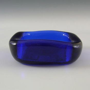 PLUS Glashytta 1970s Blue Glass Bowl - Richard Duborgh