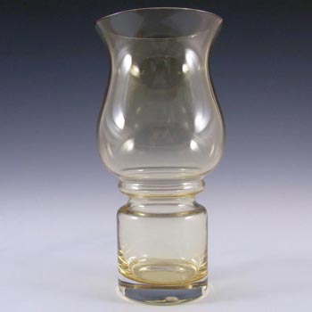 Riihimaki #1512 Riihimaen Amber Glass 'Tulppaani' Vase