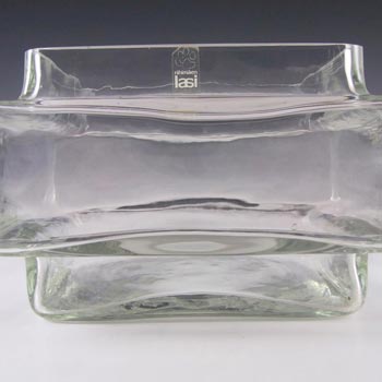 Riihimaki #1307 Riihimaen Glass Helena Tynell 'Palkki' Vase - Label