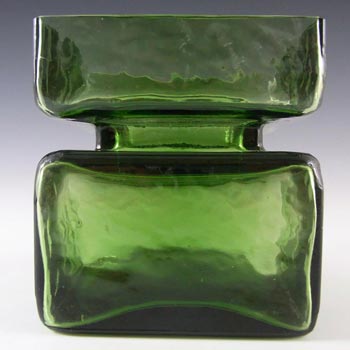(image for) Riihimaki 'Pala' Riihimaen Helena Tynell Green Glass Vase