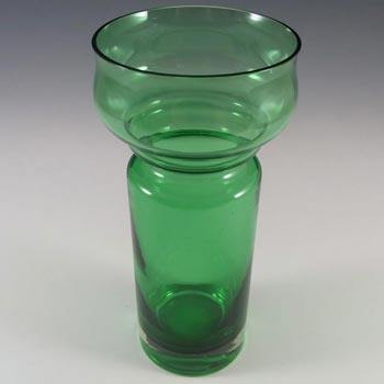 Riihimaki #1514 Riihimaen Green Glass 'Tulppaani' Vase