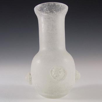 Seguso Vetri d'Arte Murano Glass 'Scavo' Vase, Labelled