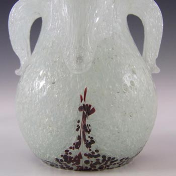Beránek #4575 Czech Pulegoso Glass Vase by Emanuel Beránek