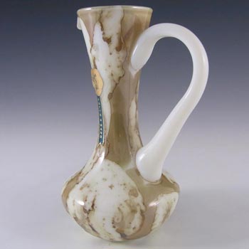 Stelvia Italian 'Fatto A Mano' Sandy Glass Vase/Jug