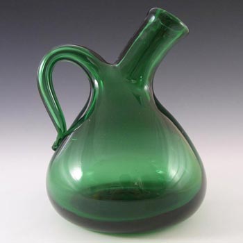 Empoli Verde Italian Green Glass 1970's Jug / Pitcher