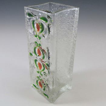 Walther Glas German Textured Glass Vase