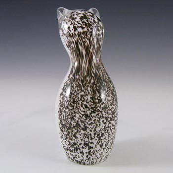 Wedgwood Brown + White Glass Cat RSW406 or SG440