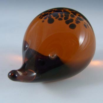 Wedgwood Brown + Topaz Glass Lilliput Hedgehog L5017