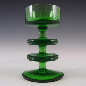 MARKED Wedgwood Green Glass Sheringham Candlestick RSW13/2