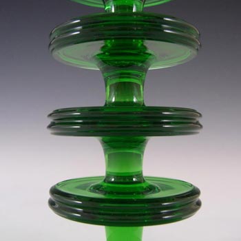 MARKED Wedgwood Green Glass Sheringham Candlestick RSW13/3