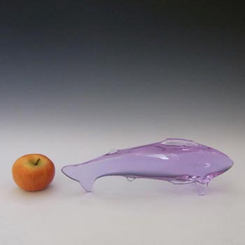 Zelezny Brod Neodymium Glass Fish by Miloslav Janku