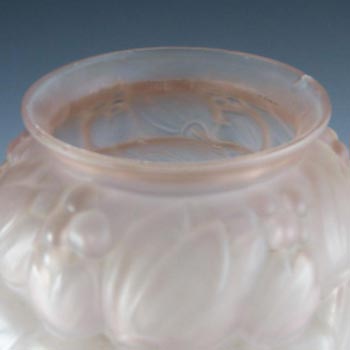 Jobling #B1 RARE 1930's Art Deco Pink Glass 'Lambton' Vase