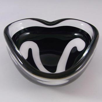 Flygsfors Coquille Glass Bowl by Paul Kedelv Signed '58