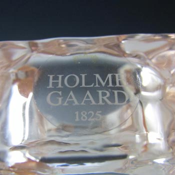 Holmegaard 'City Light' Textured Pink Glass Candle Votives