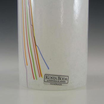 Kosta Boda Glass 'Rainbow' 10" Vase - Signed Bertil Vallien #48290