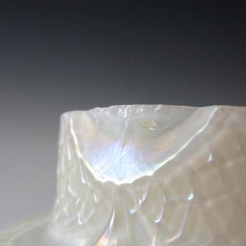 Art Nouveau Iridescent Mother-of-Pearl Glass Posy Vase