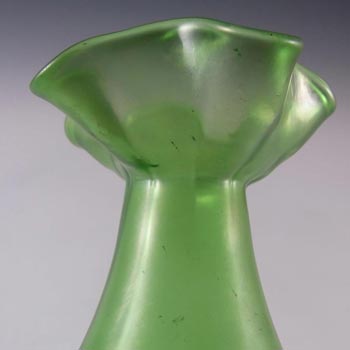 Loetz / Lötz Art Nouveau Green Glass Creta Glatt Vase