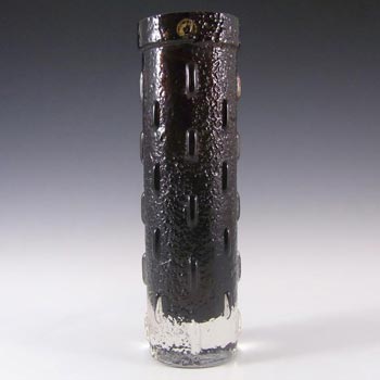 (image for) Riihimaki #1461 Riihimaen Tamara Aladin Brown Glass Vase