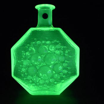 iihimaki #1720 Riihimaen Uranium Glass Nanny Still Polaris Vase