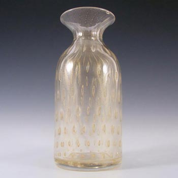 Archimede Seguso / Tiffany & Co Gold Leaf Glass Vase - Signed