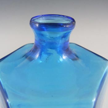 Venini Murano Blue Glass 'Vasetti' Vase - Signed '79