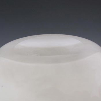 Wedgwood/Stennett-Willson White Opal Glass Vase - Marked