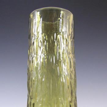 Whitefriars #9834 Baxter Sage Green Glass Textured Vase
