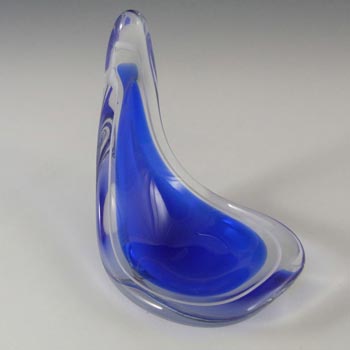 SIGNED Flygsfors Coquille Glass Bowl by Paul Kedelv '57