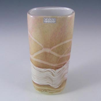 Gozo Maltese Glass 'Sunshine' Vase - Signed + Labelled