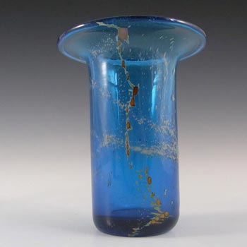 (image for) Mdina 'Blue Summer' Maltese Glass Vintage Vase