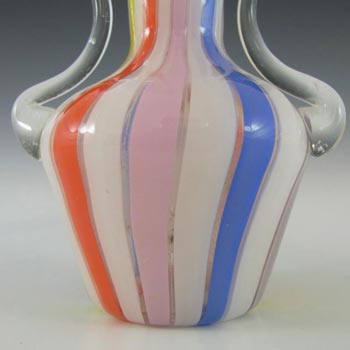 Murano/Venetian 1960's Filigree Glass Vase