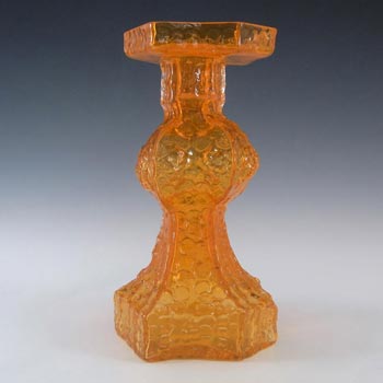 Riihimaki #1947 Riihimaen Orange Glass Nanny Still 'Candida' Vase
