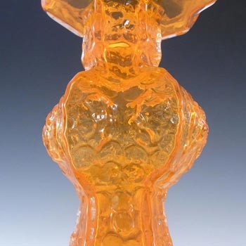 Riihimaki #1947 Riihimaen Orange Glass Nanny Still 'Candida' Vase - £199.50