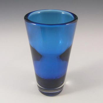 Whitefriars #9584 Baxter Royal Blue Glass Flared Vase
