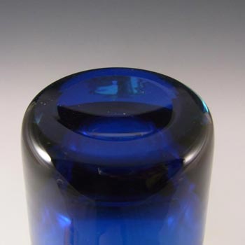 Whitefriars #9584 Cased Blue Glass Flared Vase