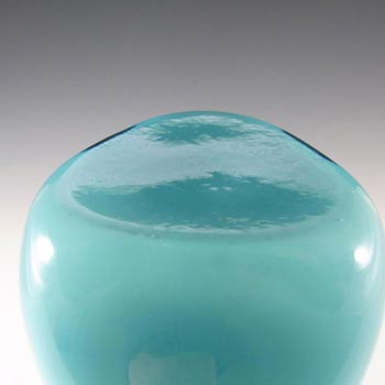 Elme Scandinavian Blue Cased Glass 'Three Sided' Vase