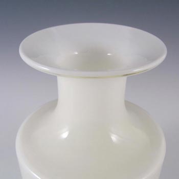 Holmegaard Carnaby Opal White Glass Vase by Per Lutken