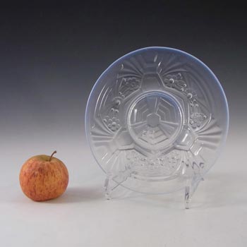 Jobling #6000 Art Deco Opaline/Opalescent Glass Flower Plate